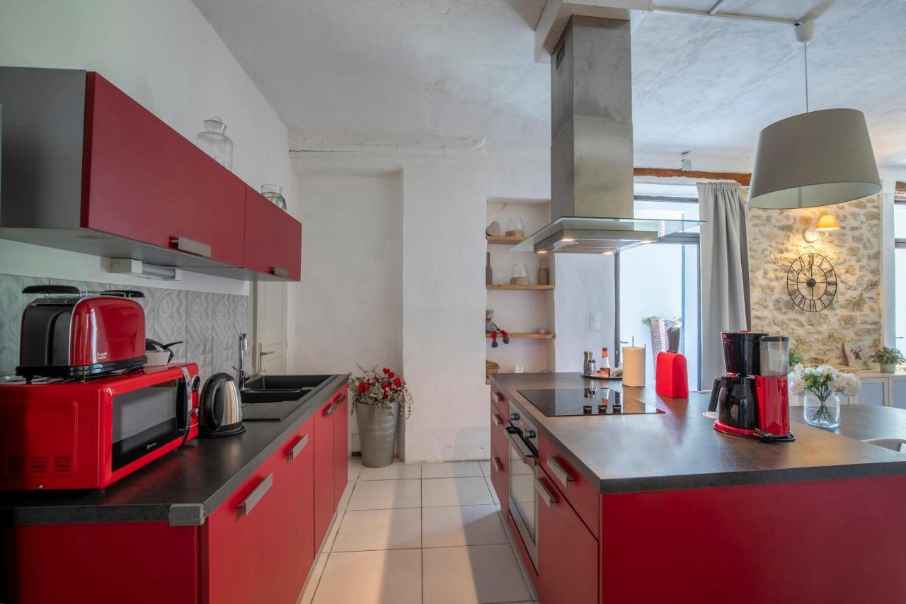 Portail Du Ventoux Central Luxe Jardin Linge Fourni มาโลแซน ภายนอก รูปภาพ