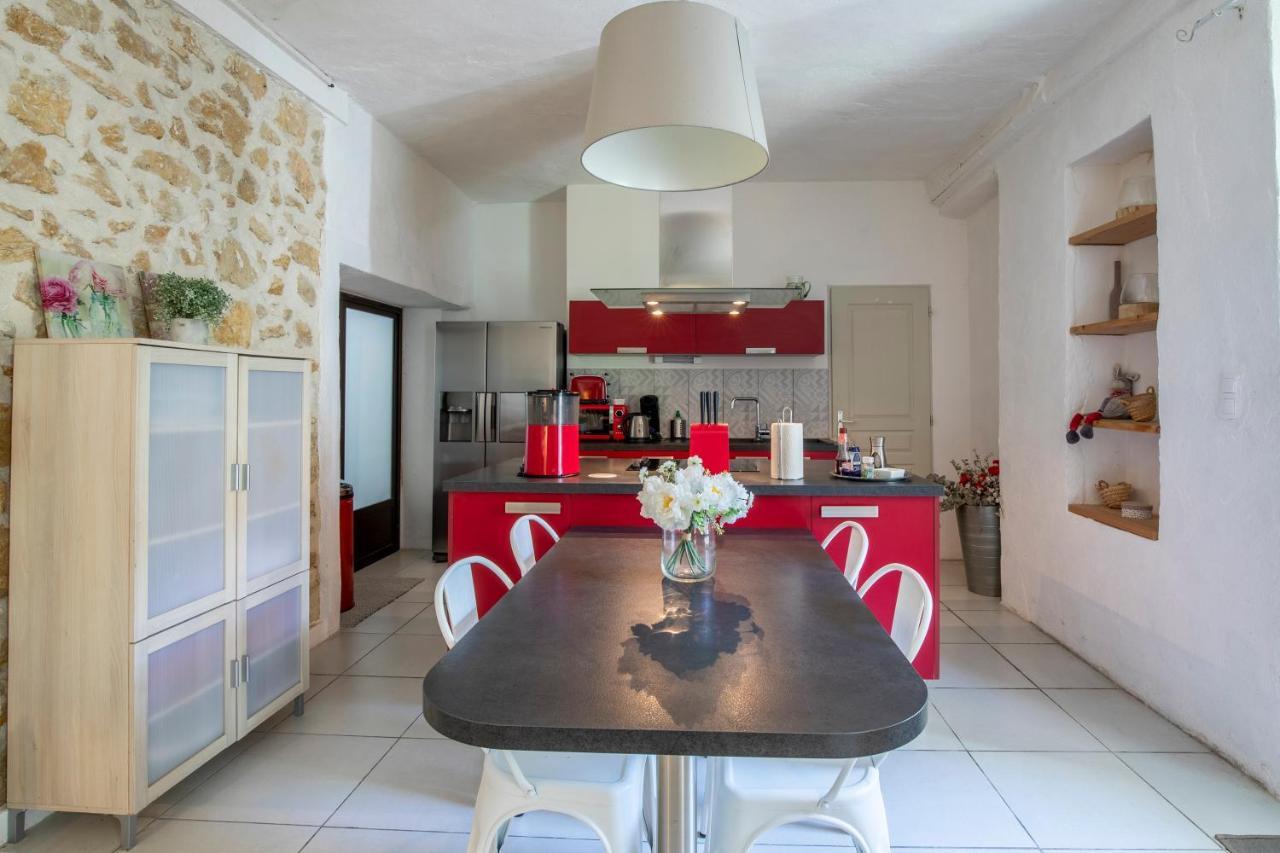 Portail Du Ventoux Central Luxe Jardin Linge Fourni มาโลแซน ภายนอก รูปภาพ